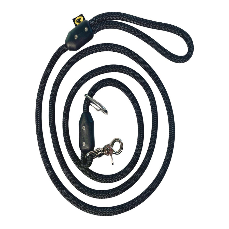 black rope dog leash for large dog rope wrap leash giant dog rope leash with stainless steel carabiner clip large dog leash