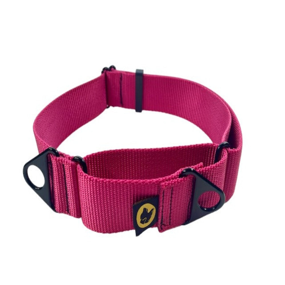 light pink martingale dog collar large dogs adjustable collar raspberry pink martingale collar for giant dog  
